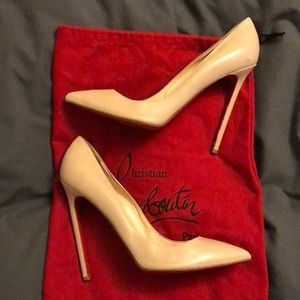 Christian Louboutin Pigalle Nude Pumps size 41